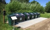 Affaldsø til sortering på Langeland